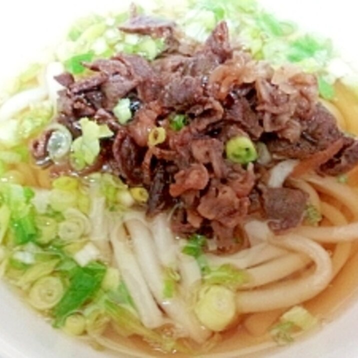 関西風：肉うどん